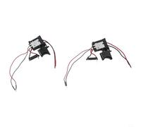 DC 7.2-24V Electronic Speed Control Push Button Trigger Switch for Electric Drills - Plastic & Metal Construction, 5.5 x 4 x 1 cm, Black (2-Pack)