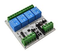 DC 7-24V ESP32 C3 Super Mini Expansion Board 4AI-4DO RS485 Relay Module For WEB MQTT Ethernet Network IOT(Only Board)
