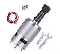 DC 775 Spindle Motor 12V-24V High Torque for CNC3018 Router - ER11 Chuck Engraving Milling Machine Upgrade Kit Metal Body