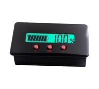 DC 8-120V 500A Coulomb Meter with Shunt Works with Victron Cerbo GX 50mV | SOC Percent Voltage Current Ah In Out VE Direct LCD Backlight Bluetooth App Historical Trend Time To Go Midpoint Temp Probe