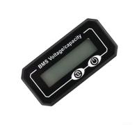 Dc 8v-99.9v Power Indicator, Lcd Digital Display Voltage Meter for Lithium And Lead-acid Battery Monitoring