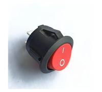 DC AC 6A/250V KCD1 2PIN 20mm On/Off SPST G149Y Round Rocker Switch Waterproof Cap Car Dash Dashboard Track IDGTTLDF(Red Switch,5 pcs)