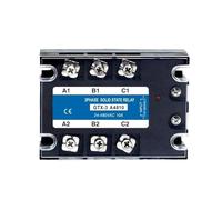 DC-AC AC-AC Three Phase Solid State Relay 3-SSR 10A 25A 40A 60A 80A 100A 120A 200A 70-280V AC Control 24-480V 40AA 40DA(AC control AC,25DA (DC-AC))
