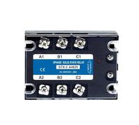 DC-AC AC-AC Three Phase Solid State Relay 3-SSR 10A 25A 40A 60A 80A 100A 120A 200A 70-280V AC Control 24-480V 40AA 40DA(AC control AC,25DA (DC-AC))