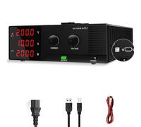 DC Adjustable Lab Power Supply Variable With RS-232 200V 10A Communication Interface 100W-2000W High Power Bench Power Source Stabilized Suitable for Laboratories, Maintenance, etc(60V 30A 1800W RS232