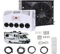 DC Air Conditioner Plain Box Complete Kit for Trucks Motorhomes Buses & More Energy Efficient No Fuel Consumption Ideal for Construction,C,24V