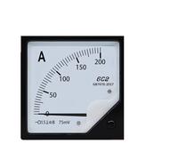 DC Ammeter 6C2 Pointer Type Mechanical Meter for Current Reading.200A~800A /75mV.Equipped with current divider(300A-75mV)