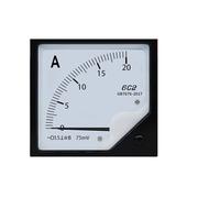 DC Ammeter 6C2 Pointer Type Mechanical Meter for Current Reading.20A~150A /75mV.Equipped with current divider(50A-75mV)