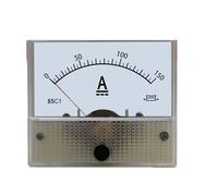DC Ammeter 85C1 Pointer Type Mechanical Meter for Accurate Current 150A~500A /75mV.Equipped with current divider(150A-75mV)