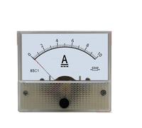 DC Ammeter 85C1 Pointer Type Mechanical Meter for Accurate Current Reading.10A~100A /75mV.Equipped with current divider(20A-75mV)