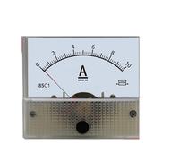DC Ammeter 85C1 Pointer Type Mechanical Meter for Current Reading.10A~100A /75mV.Equipped with current divider(10A-75mV)