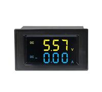 DC Ammeter Voltmeter Double Display Digital Display LCD High-definition Liquid Crystal Color Two-color Display D85-3051AG(0-19.99V 1.999A)