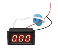 DC Ammeter with Hall Sensor 50A LED Digital Display High Accuracy Current Gauge for Solar Systems Cars Motorcycles and Battery Vehicles Bidirectional Power Monitoring with 2KV