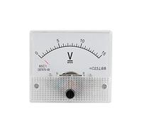 DC Analog 85C1 Current Voltmeter Voltage 2.5 Accuracy Voltage Analog Voltmeter Panel for Experiments (Pressure measurement 0-15V)