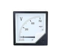 DC Analog Pointer Meter 5V 10V 15V 30V 75V 100V 150V 300V 500V 750V 1000V Square 6C2-V 80 * 80mm Voltmeter 1Pcs(30V)