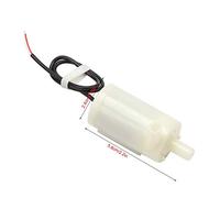 DC Aquarium Pump, 3V/5V/6V Amphibious Horizontal Low Noise Fountains Pump, 3V 5V 6V Amphibian Water Small Submersible Circulation System Fountain Pond for Fish Tank Pool Garden