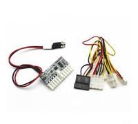 DC-ATX-160W Power Supply Module, 160W 12V DC 24-Pin for ATX Mini-ITX Systems, Fanless Silent Operation, Industrial-Grade Capacitors, Compact Car/Auto & Embedded Applications