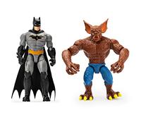 DC Batman 2 Figures - Set Batman and Man - Bat with Great Accessories - Scale 10 cm - Figures