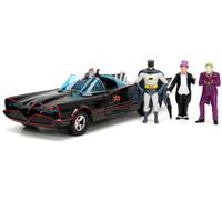 Batman Classic Batmobile with 4 Figures 1:24 Scale Set