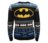 DC Batman Logo Unisex Christmas Jumper Small