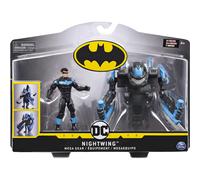 DC Batman Nightwing Action Figure with Mega Gear Armour Kids Toy - New