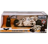 Jada DC Comics The Dark Knight Rises Tumbler Batmobile Die-Cast Car, 1: 24Scale Vehicle Camo & 2.75 Batman Collectible Figurine