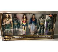 DC Batman v Superman: Dawn of Justice Aquaman, Batman, Wonder Woman, Superman, Armor Batman & Lex Luthor 12 Action Figure by DC