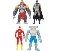 Comics, Batman vs. Gorilla Grodd 4-Pack, 30-cm Action Figures (Batman, The Flash, Gorilla Grodd, King Shark), Kids' Toys for Boys and Girls Aged 3