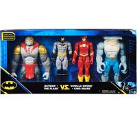 DC Batman vs Gorilla Grodd 4 Pack 30 cm Action Figures with The Flash King Shark