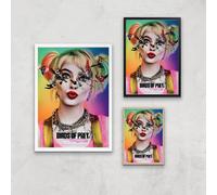 DC Birds Of Prey Giclee Art Print - A3 - Wooden Frame