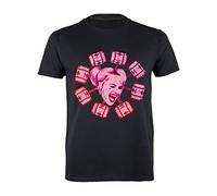 DC Birds of Prey Harley Quinn Rotten T-Shirt, Adults, S-2XL, Black, Official Merchandise
