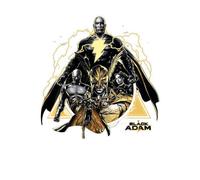 DC Black Adam Characters Unisex T-Shirt - White - 4XL
