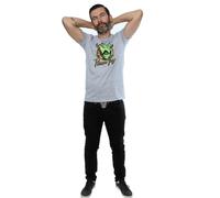 DC Bombshells Men's Poison Ivy Badge Heather T-Shirt in Grey | Size: 2XL DC Bombshells Grey 2XL