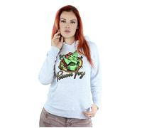 DC Bombshells Women's Poison Ivy Badge Heather Hoodie in Grey | Size: 2XL DC Bombshells Grey 2XL