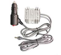 DC Boost Converter 9-28V to 30V 3.5A, IP68 Waterproof Voltage Regulator for Car Vehicle Marine, Metal Supply Adapter Gray(4 meter DC cable)