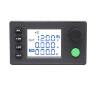 DC Boost Converter Variable Voltage Regulator DC Adjustable Voltage Regulator Module with LCD Display and Soft Silic Buttons - Modular Power Supply with 5V Fan Cooling Interface (sk40)