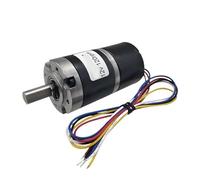DC Brushless Planetary Geared electronic starter 12V 24V Long Life High Torque Low Speed Reversible Adjustable Speed Built-in Brushless Drive RUAJOGYNVM(24v 12rpm 55kgf.cm,Shaft Diameter 6MM)