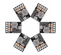 DC Buck Converter, DROK 6pcs Mini Voltage Regulator DC 4.5-20V 12V 9V Step Down to 5V Reducer Board 3A 10W Fixed Adjustable Volt Output Step-Down Transformer Power Supply Stabilizer Module