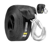 DC Cargo Mall Marine Winch Straps | 2" x 20' Long Boat Tie Down Straps Polyester for Securing Boats, Pontoons, Whalers, Jetskis, Docks, and Trailers |