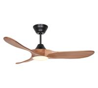 DC Ceiling Fan Eco Genuino Black / Oak 122 LED