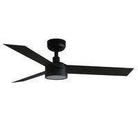 DC Ceiling Fan Cruiser S Black with LED & Remote