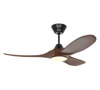 DC Ceiling Fan Eco Genuino Black / Walnut 122 with LED