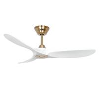 DC Ceiling Fan Eco Genuino Brass / White 122