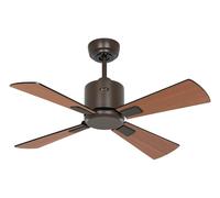 DC Ceiling Fan ECO NEO III 92 BZ Black / Teak