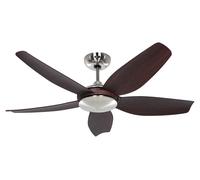 DC Ceiling Fan Eco Volare II 116 Chrome / Walnut