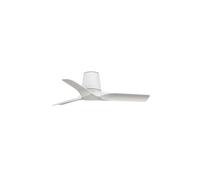 Faro Hey Tube Small 3 Blade Ceiling Fan Matt White