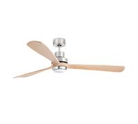 FARO BARCELONA Lantau-G LED ceiling fan, pine