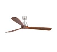 DC Ceiling Fan Lantau XL Nickel / Walnut with Remote