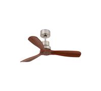 DC Ceiling Fan Mini Lantau Nickel / Walnut