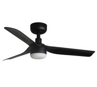 DC Ceiling Fan Mini Punt Black with LED & Remote